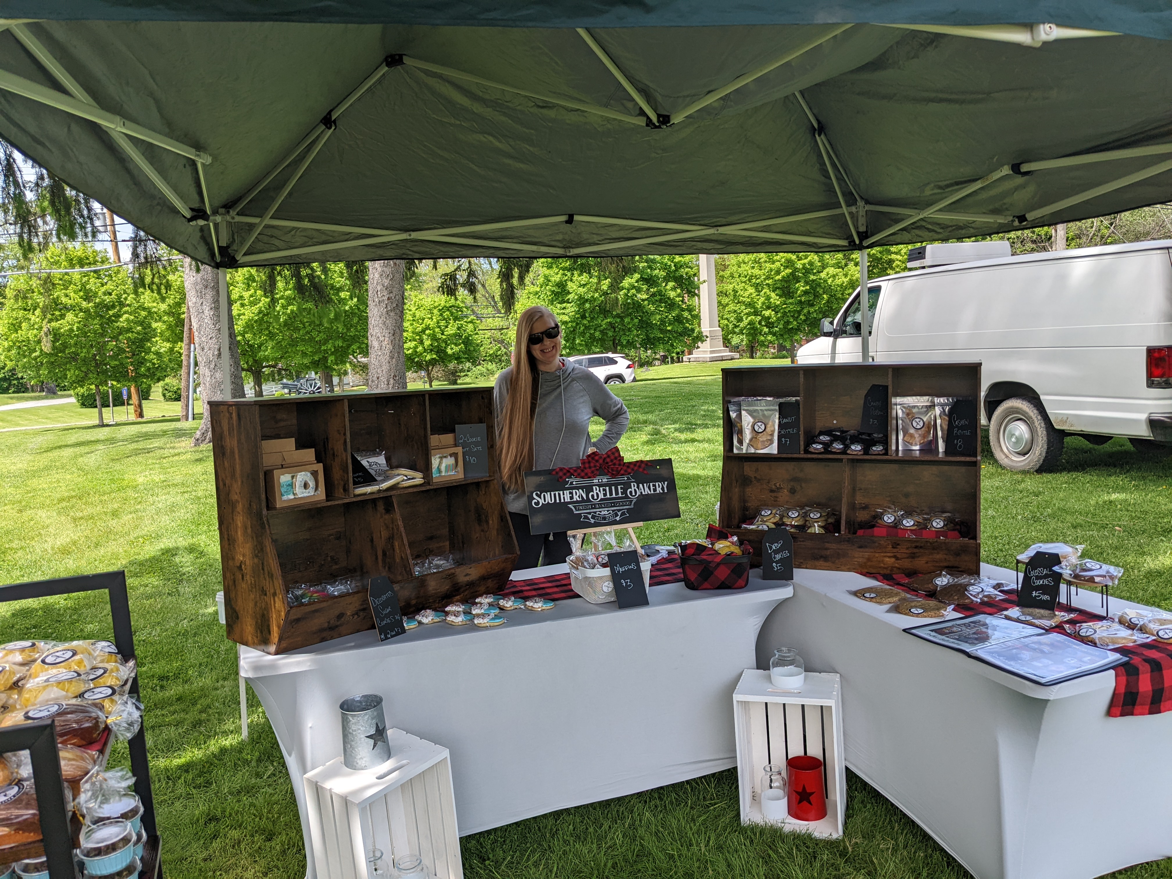 Brittany Hlavac, owner and cookie artist